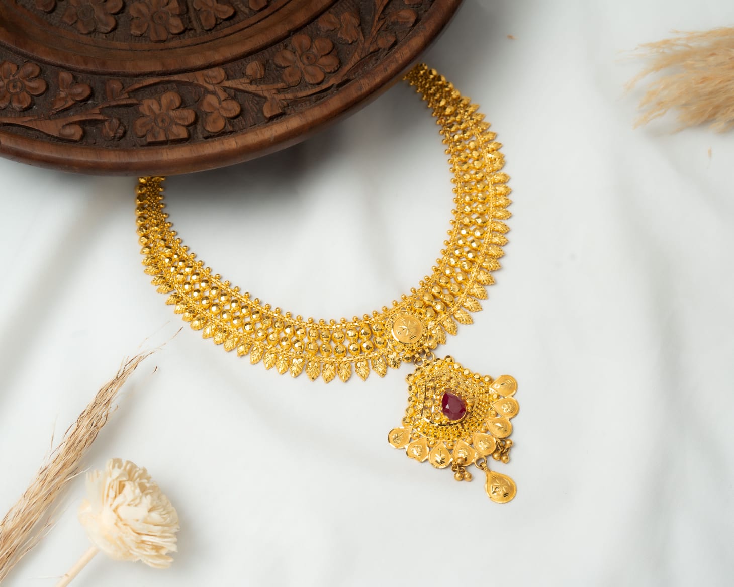 Gold Necklace(24k) - Shagoon Jewellers Nepal
