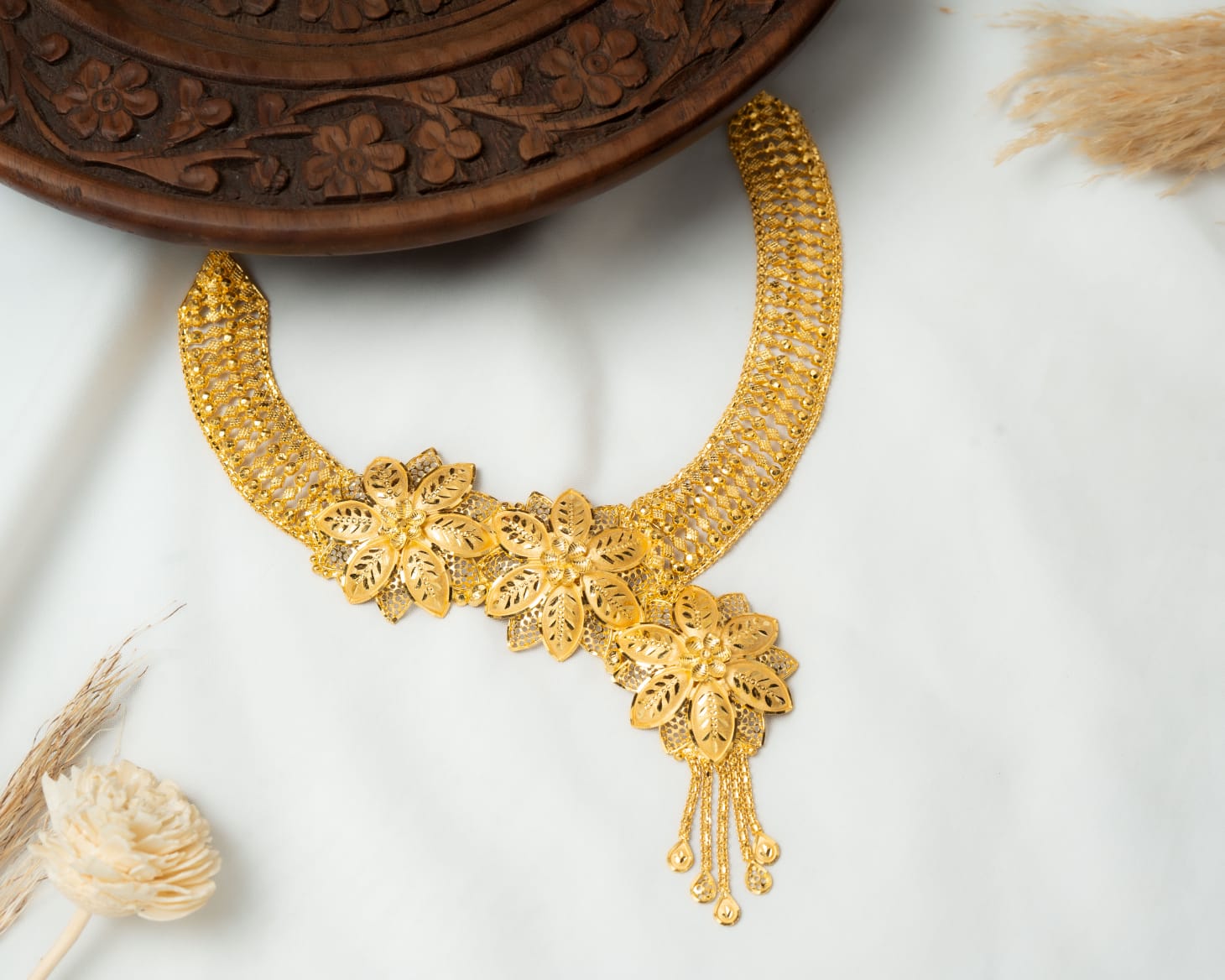 Gold Necklace(24k) - Shagoon Jewellers Nepal